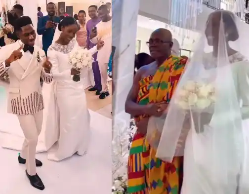 first-photos-and-videos-from-the-church-wedding-of-gospel-artiste-moses-bliss-and-his-ghanaian-bride-marie-wiseborn/