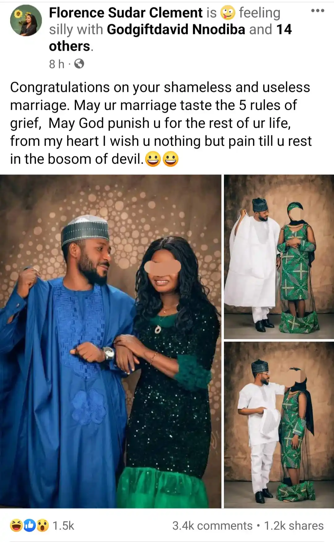 woman-curses-her-ex-and-his-fiancee-after-he-shared-pre-wedding-photos-and-tagged-her/